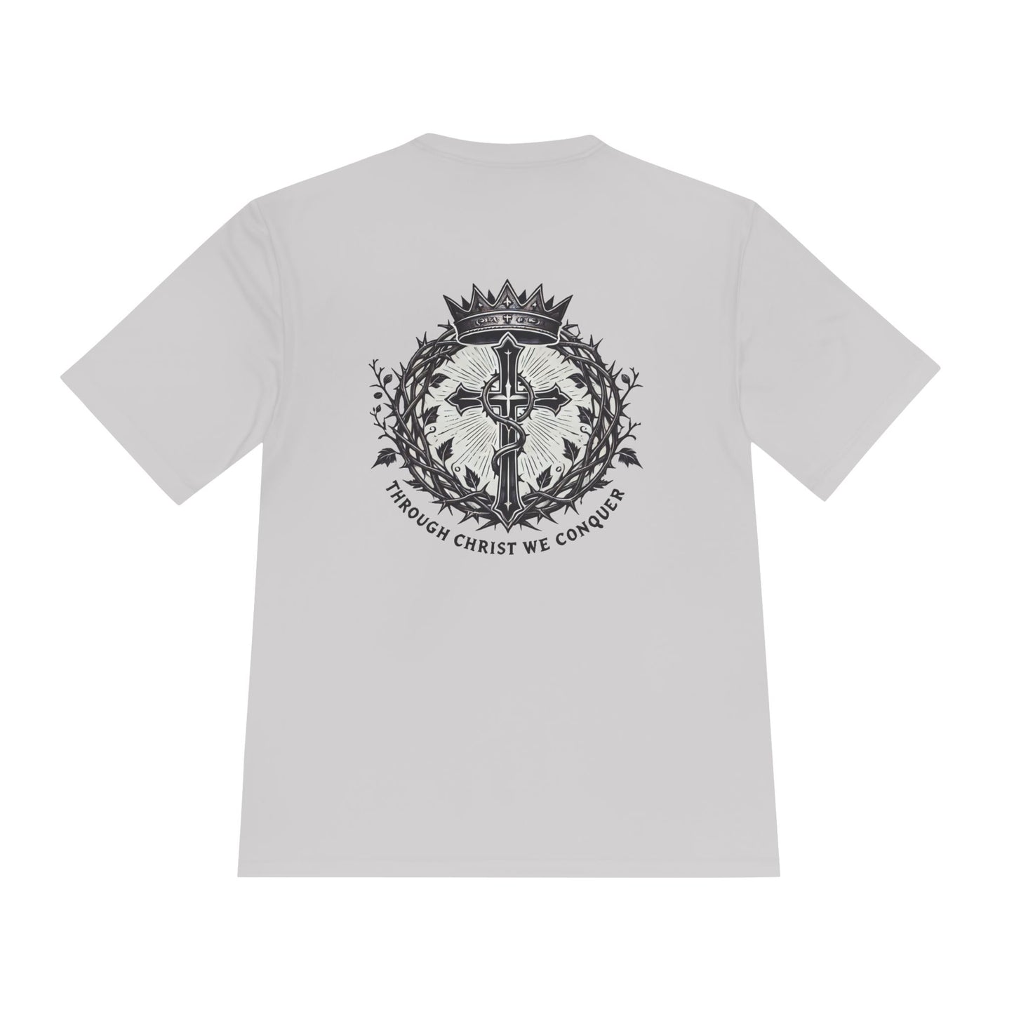 Through Christ We Conquer V2 (Athletic Tee)