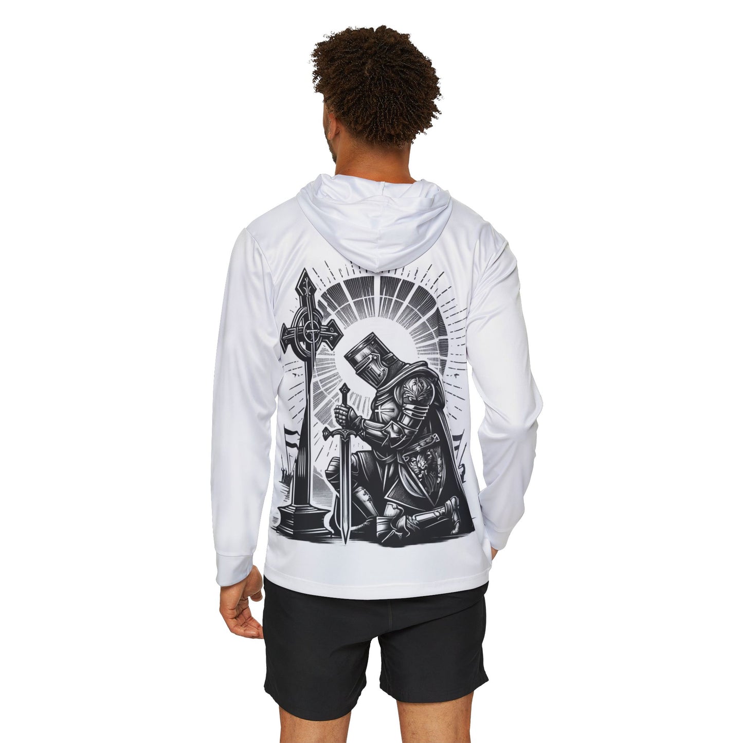 Kneeling Crusader (ATHLETIC HOODIE)