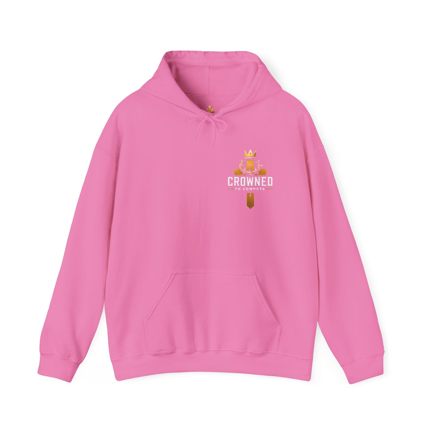 Simple Crowned Cross Hoodie