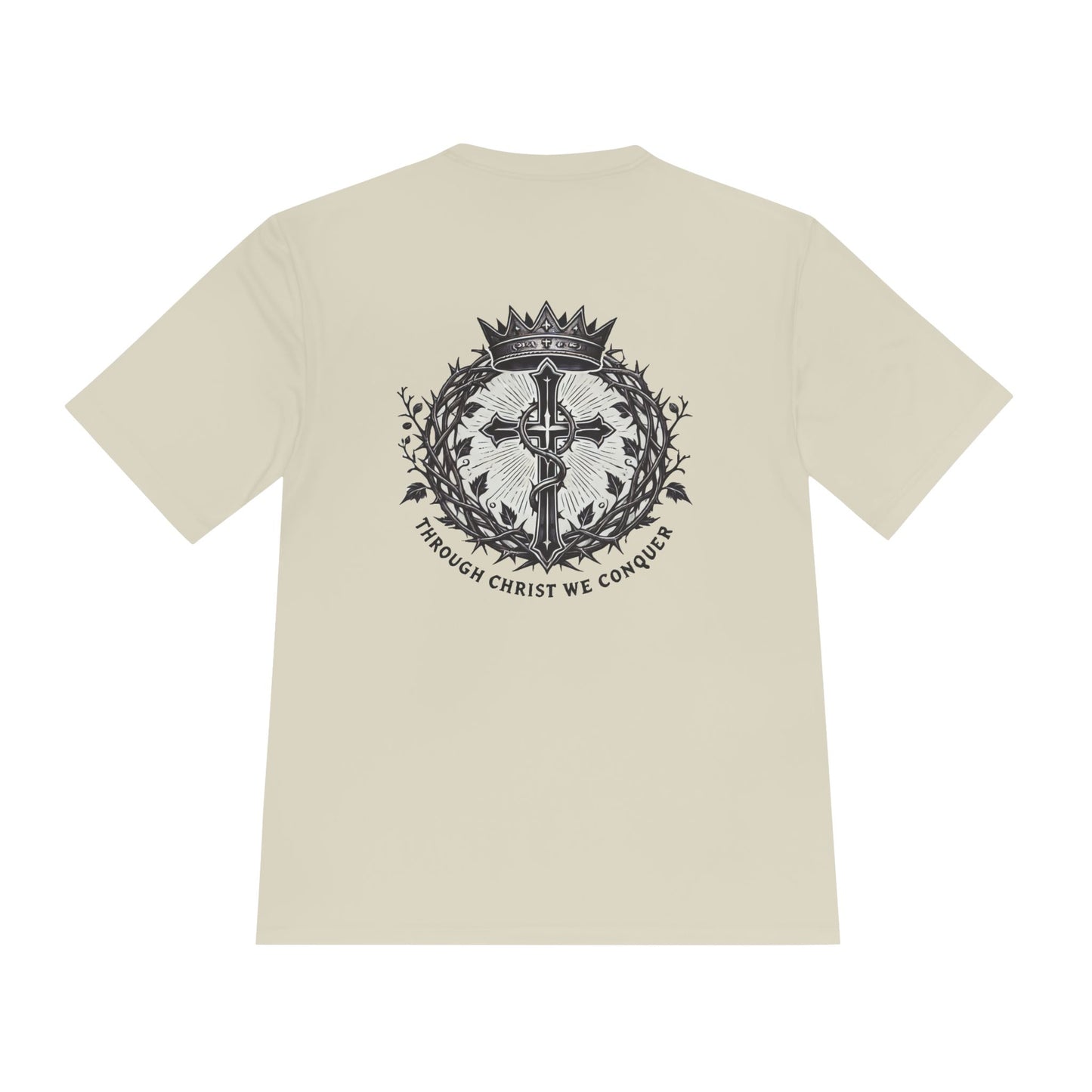 Through Christ We Conquer V2 (Athletic Tee)